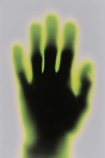 Ethereal Neon Aura style reference image — glowing neon aura