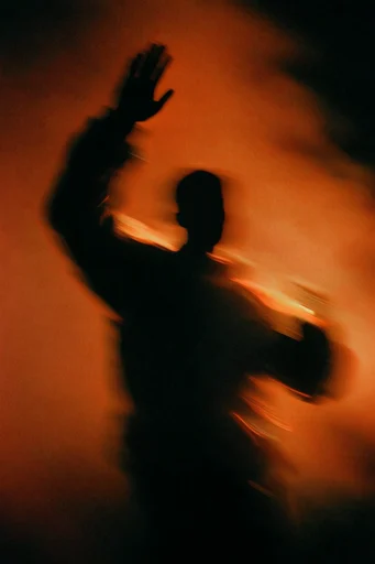 Fiery Kinetic Motion moodboard — generate AI images in this style