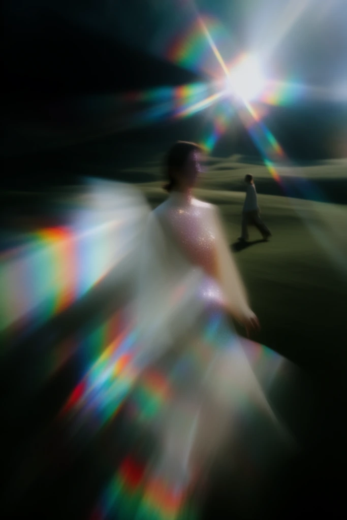 Chromatic Glitch Etherea style AI image example 2