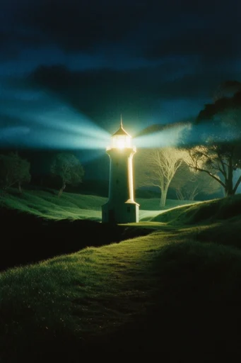 Eerie Luminescent Nocturne style reference image — surreal atmosphere