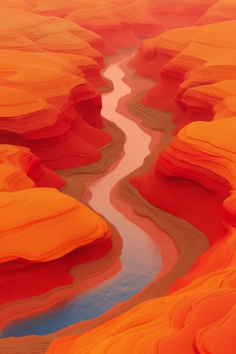 Graphic Surrealist Topography style reference image — surrealist geometry