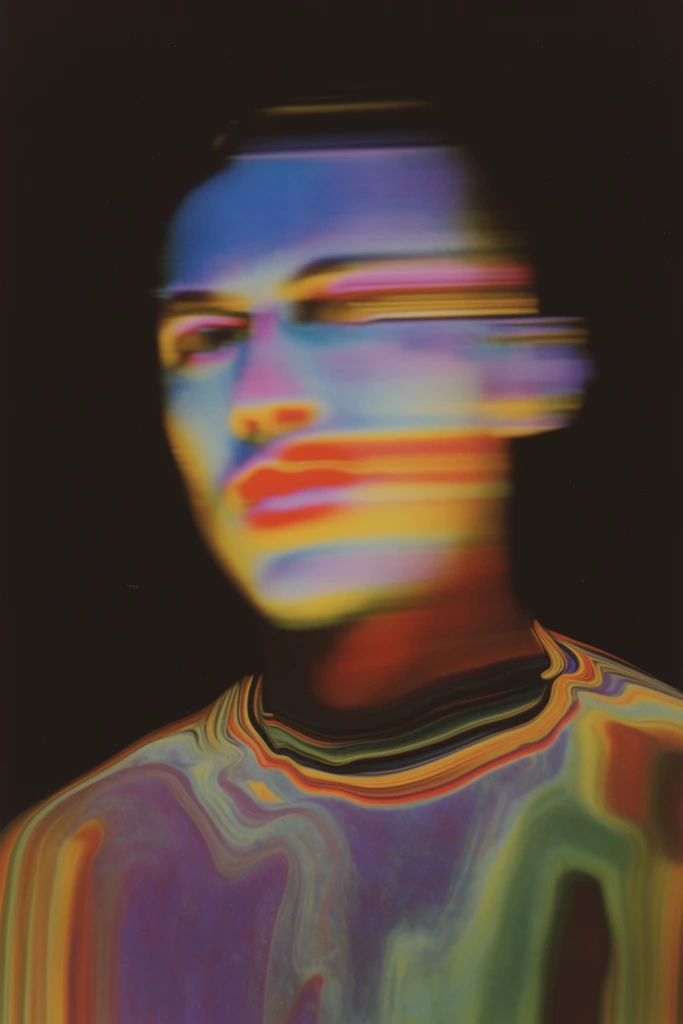 Analog Thermal Distortion style AI image example 1