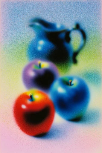 Ethereal Chromatic Grain style reference image — soft-focus blur