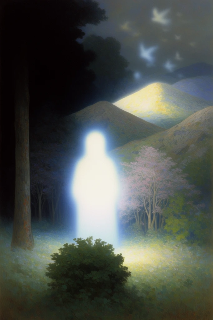Luminous Ethereal Mysticism style AI image example 2