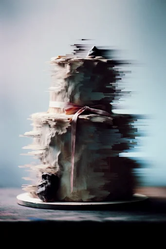 Surreal Digital Deformation style reference image — fragmented identity