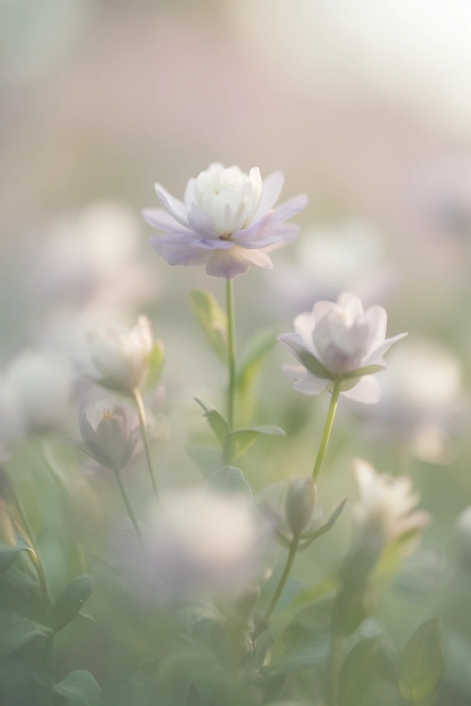 Ethereal Botanical Impressionism style AI image example 2