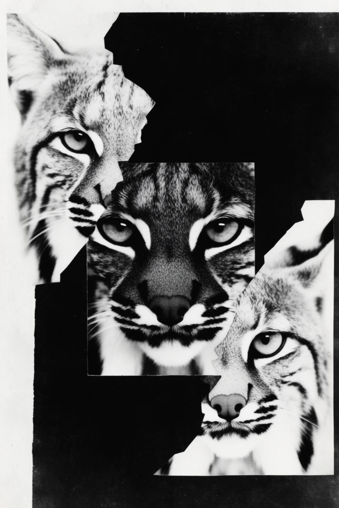 Experimental Noir Monochromes style AI image example 3