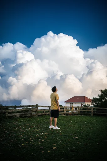 Monolithic Summer Sky moodboard — generate AI images in this style