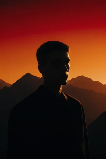 Cinematic Chiaroscuro Noir style reference image — high-contrast noir