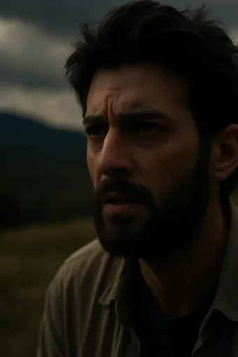 Cinematic Analog Suspense style reference image — low-key moody lighting