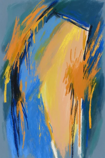 Vibrant Expressionist Portraiture style AI image example 2