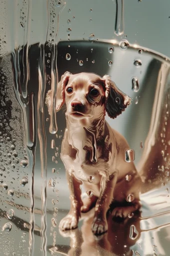 Ethereal Liquid Refraction style reference image — dreamy analogue film aesthetic