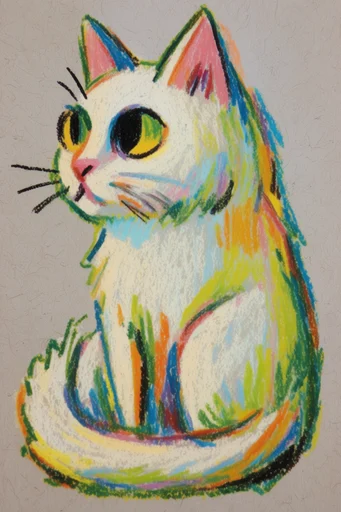 Vibrant Naive Sketchbook style reference image — naive art style