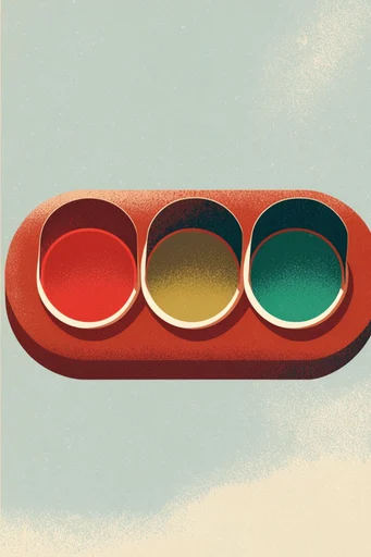 Modern Retro Printmaker style reference image — minimalist screenprint