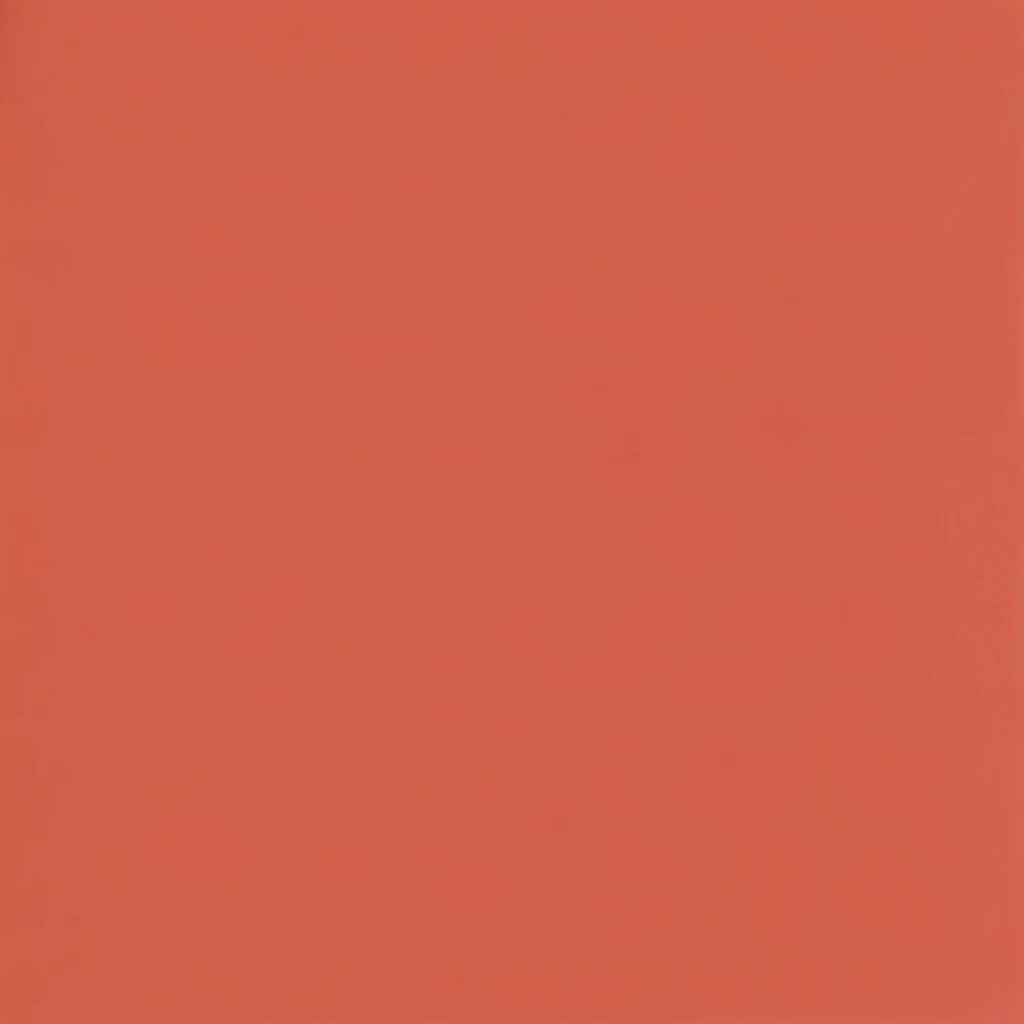 solid terracotta red background, warm muted coral color field, completely smooth and flat digital surface, edge-to-edge uniform color saturation, minimalist composition, matte finish, vertical orientation, absolute stark simplicity, clean pure chromatic abstraction, entirely empty visual space, purely monochromatic pristine plane, perfectly even tonal distribution, pure flat graphic aesthetic, uniform solid coloration
