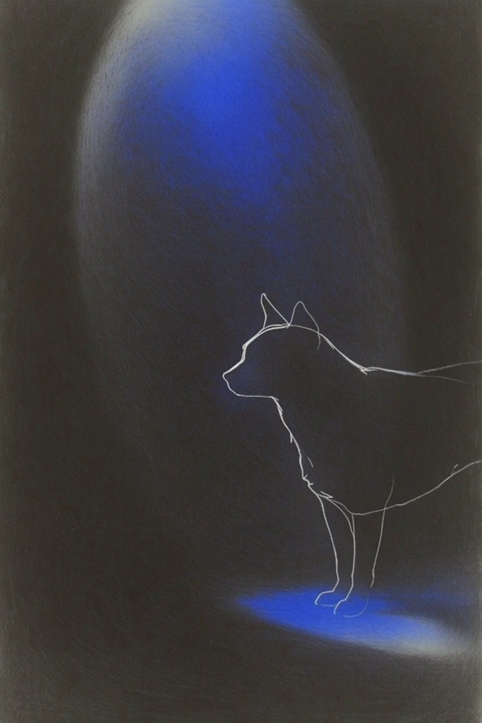 Ethereal Cobalt Melancholy style AI image example 3