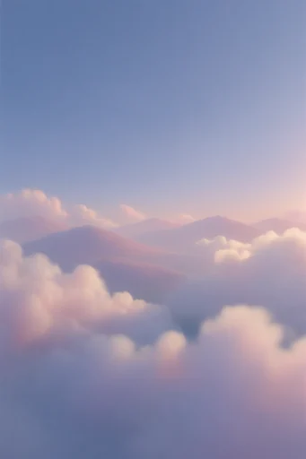 Ethereal Celestial Surrealism style reference image — symmetrical reflection