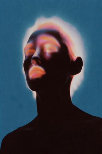 Spectral Thermal Noir moodboard — generate AI images in this style