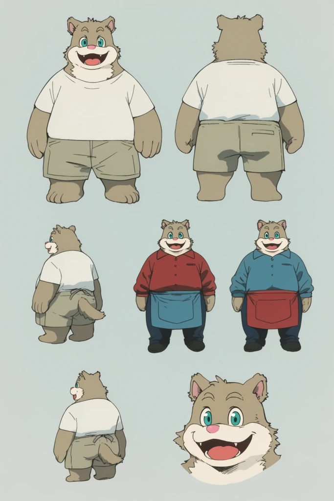 Nostalgic Anime Blueprint style AI image example 3
