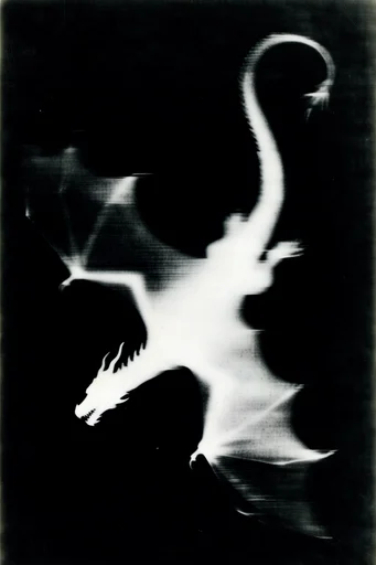 Spectral Luminescent Noir style reference image — glowing aura