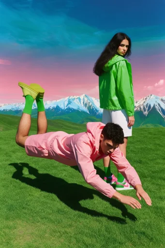 Hyper-Saturated Surreal Pop style reference image — hyper-saturated color palette