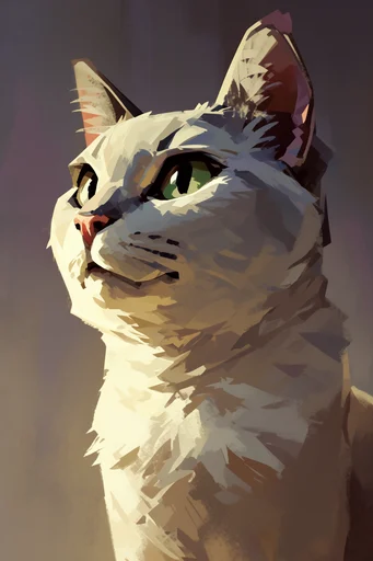 Gritty Painterly Chiaroscuro style AI image example 3