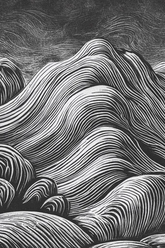 Monochrome Linear Craftsmanship style reference image — monochrome engraving
