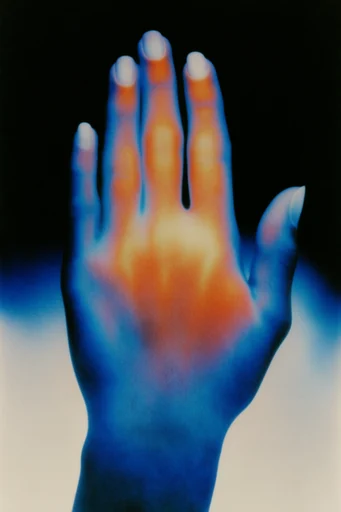 Thermal Ethereal Noir style reference image — airbrushed glow
