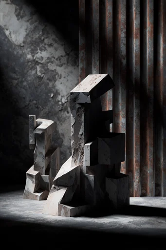 Monumental Atmospheric Architecture style reference image — monumental scale architecture