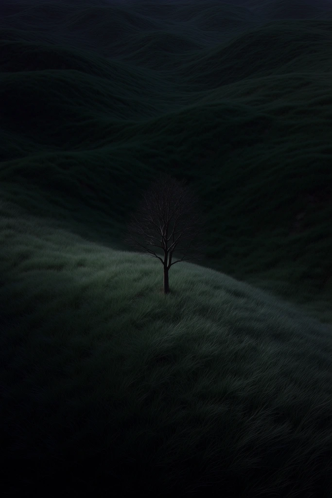 Surreal Velvet Landscapes style AI image example 2