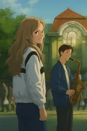 Cinematic Anime Nature style reference image — high-quality 2D anime style