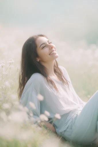 Luminous Ethereal Macro style reference image — pastel color palette