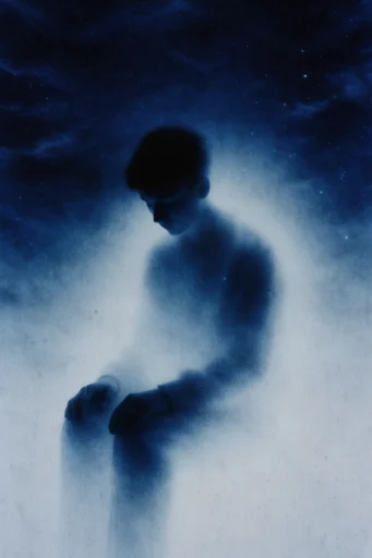 Ethereal Indigo Cyanotype moodboard — generate AI images in this style