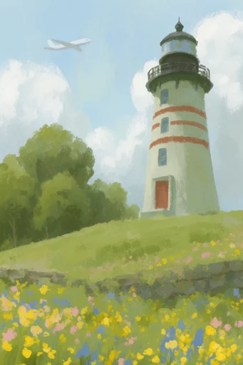 Sun-Drenched Whimsical Nostalgia style reference image — vibrant pastel color palette
