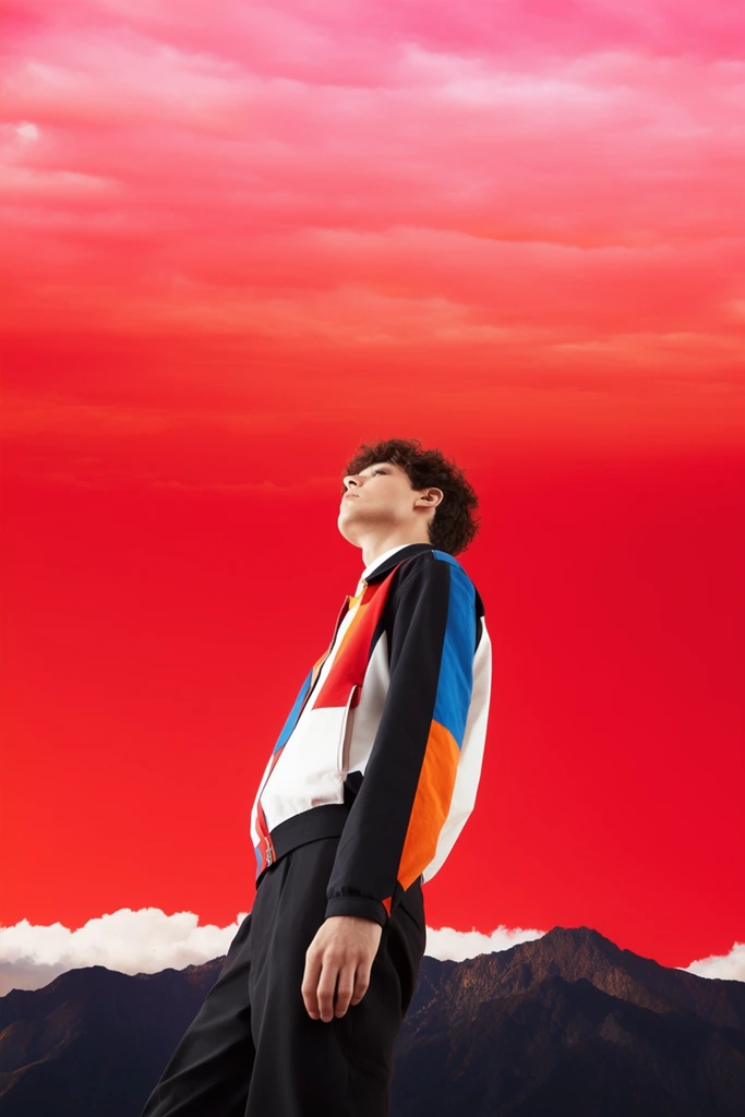 Saturated Surreal Minimalism style AI image example 2