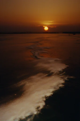 Analog Cinematic Nostalgia style reference image — heavy film grain