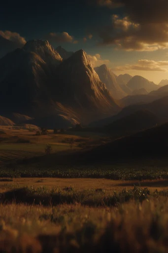 Cinematic Amber Chiaroscuro style reference image — chiaroscuro lighting