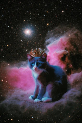 Ethereal Cosmic Luminescence style reference image — high-contrast celestial light