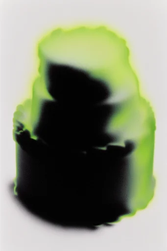 Toxic Spectral Minimalism style reference image — ethereal airbrush effect