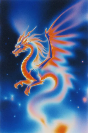 Radiant Thermographic Aura style reference image — glowing blurred silhouette