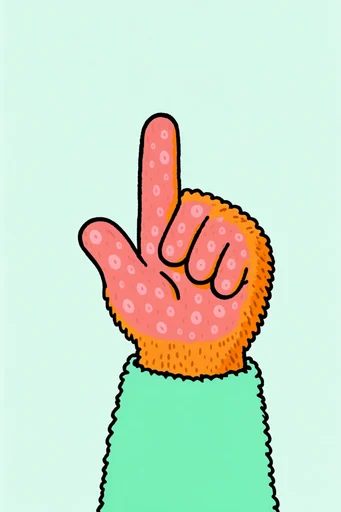 Playful Retro Pop style reference image — minimalist vector illustration