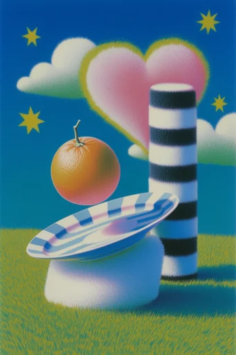 Surreal Neo-Pop Pastoral style reference image — surreal pastoral