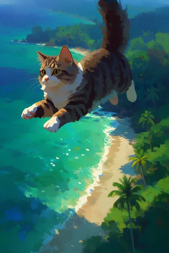 Luminous Verdant Horizons style reference image — serene atmospheric landscape