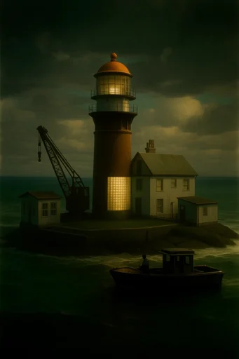Cinematic Nocturnal Noir style reference image — atmospheric haze