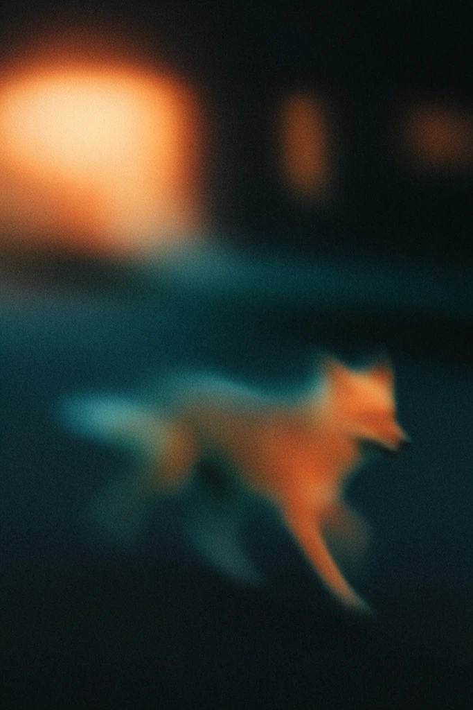 Cinematic Nocturnal Melancholy style AI image example 3