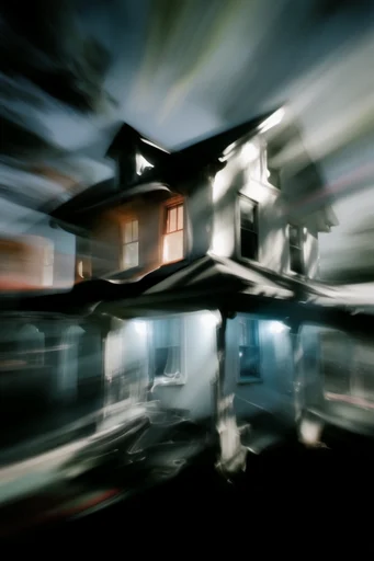 Cinematic Ethereal Noir style reference image — desaturated cool tones