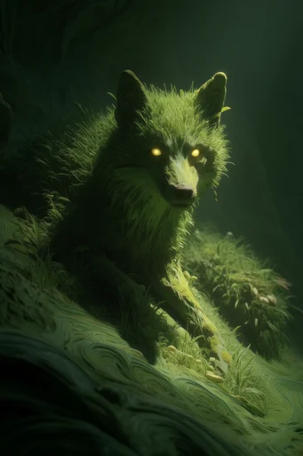 Surreal Botanical Synthesis style AI image example 3