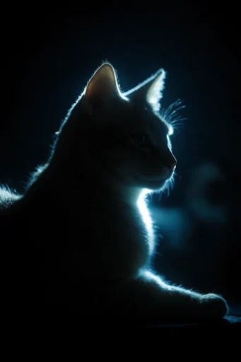 Luminous Chiaroscuro Noir style reference image — ethereal glow