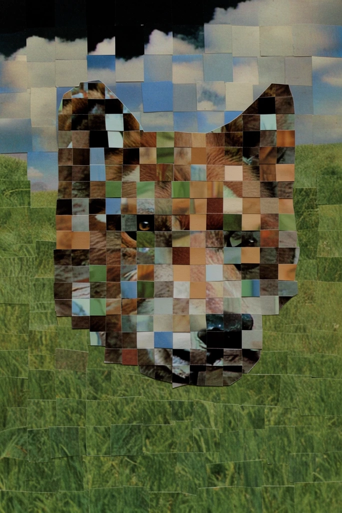 Tactile Deconstructed Collage style AI image example 3