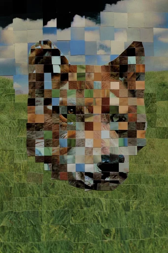 Tactile Deconstructed Collage style AI image example 3